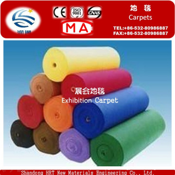 Polyester Nonwoven Needle Punched Carpet, Exhibition Carpet